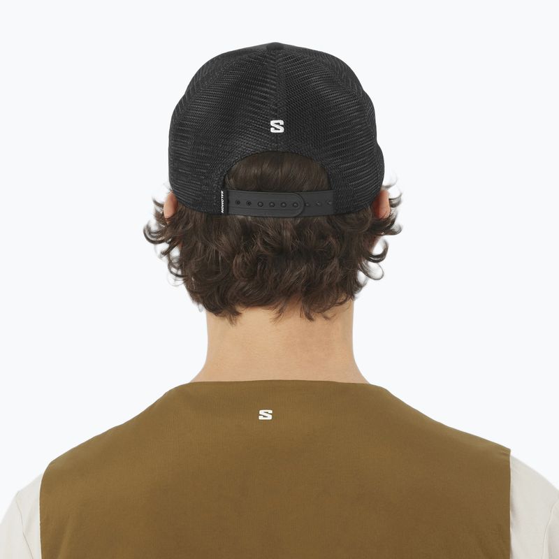 Шапка с козирка Salomon Logo Trucker deep black 3