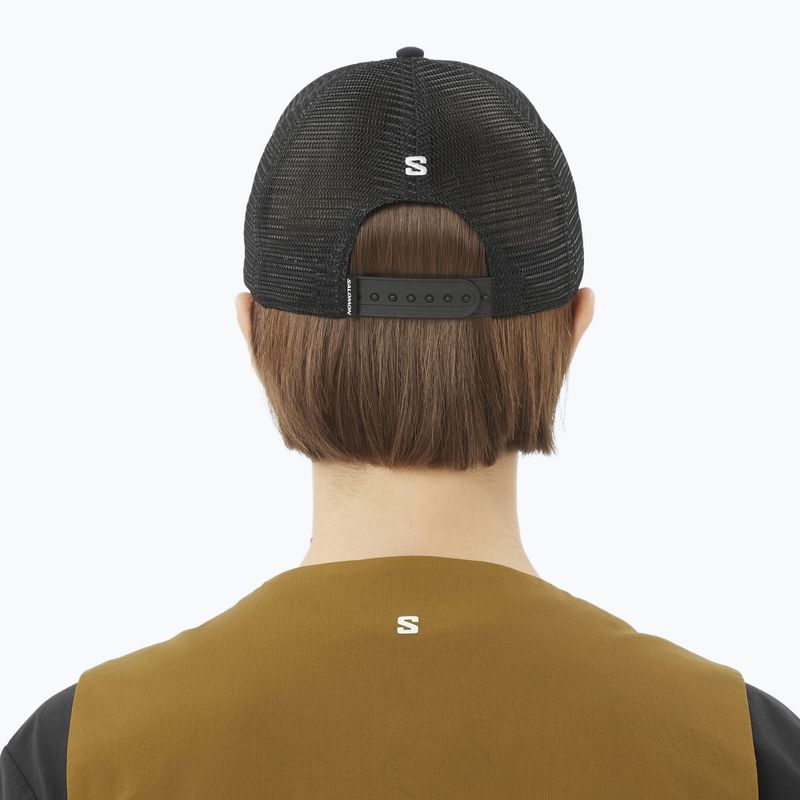 Шапка с козирка Salomon Logo Trucker deep black 5