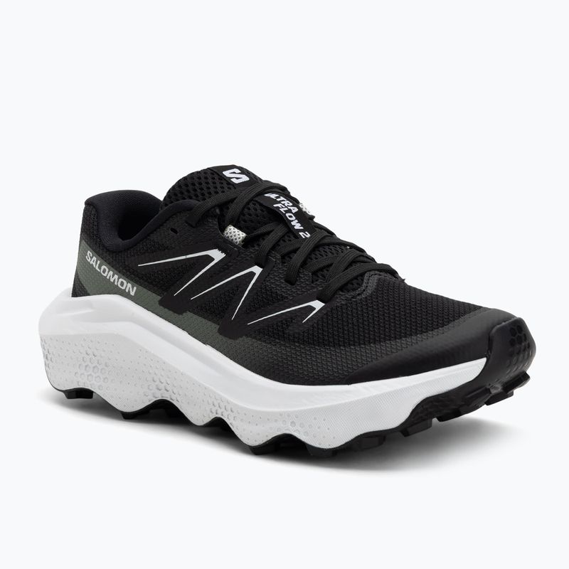 Дамски обувки за бягане Salomon Ultra Flow 2 black/white/agave green
