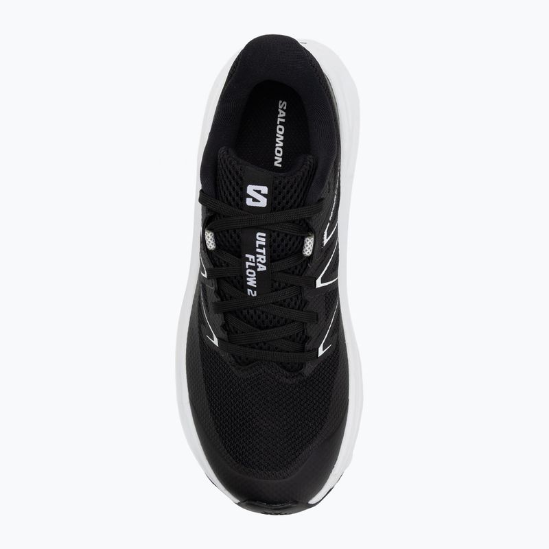 Дамски обувки за бягане Salomon Ultra Flow 2 black/white/agave green 5
