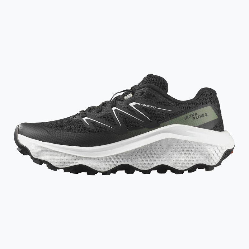Дамски маратонки за бягане Salomon Ultra Flow 2 черно/бяло/агаве зелено 10