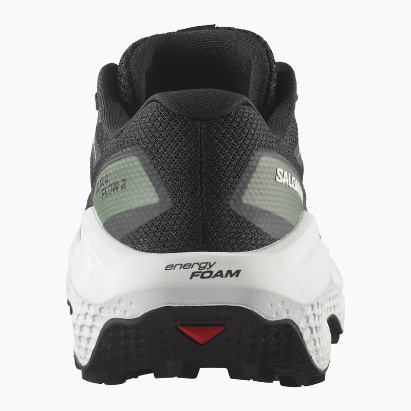 Дамски маратонки за бягане Salomon Ultra Flow 2 черно/бяло/агаве зелено 11