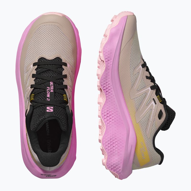 Дамски маратонки за бягане Salomon Ultra Flow 2 etherea/cyclamen/black 8