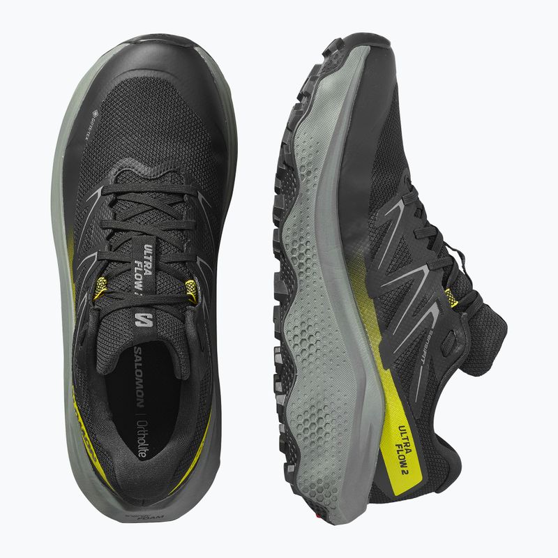 Мъжки обувки за бягане Salomon Ultra Flow 2 GTX black/sedona sage/incaberry 12