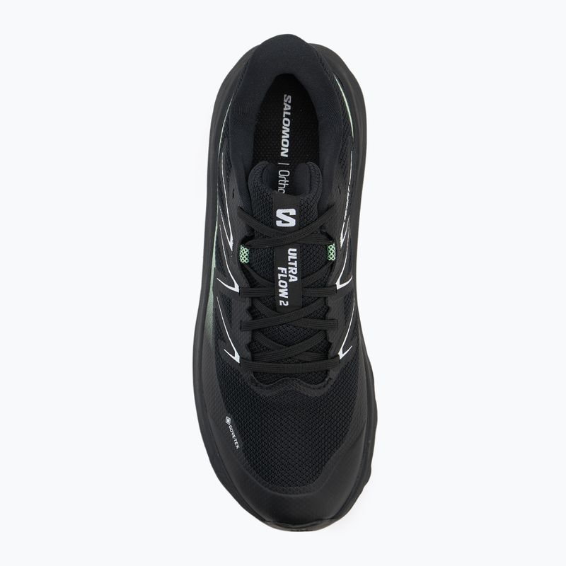 Мъжки обувки за бягане Salomon Ultra Flow 2 GTX black/black/patina green 5