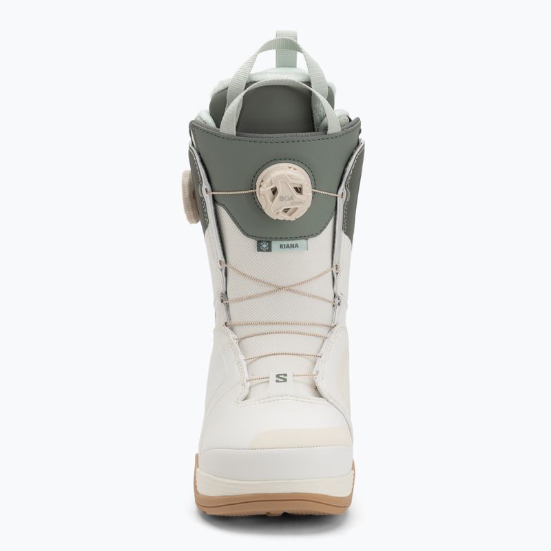 Дамски обувки за сноуборд Salomon Kiana Dual Boa W vanilla ice/agave green/clearly aqua 3