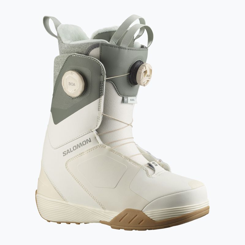 Дамски обувки за сноуборд Salomon Kiana Dual Boa W vanilla ice/agave green/clearly aqua 6