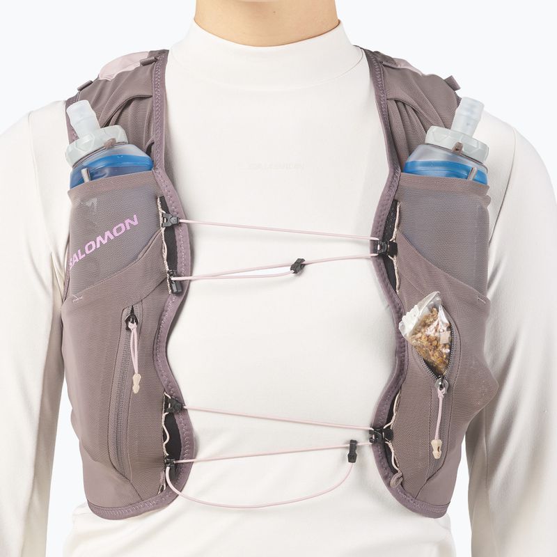 Дамска жилетка за бягане Salomon Advance Skin 12 Gradient Set iron/shadow grey 6