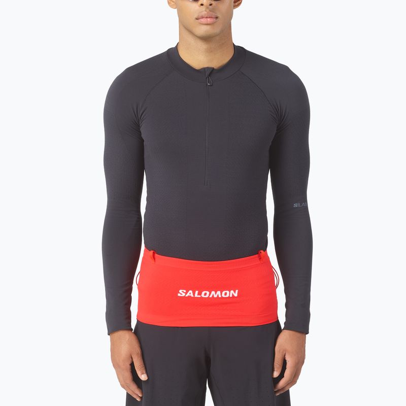 Колан за бягане Salomon Advance Skin Seamless flame scarlet/white 3