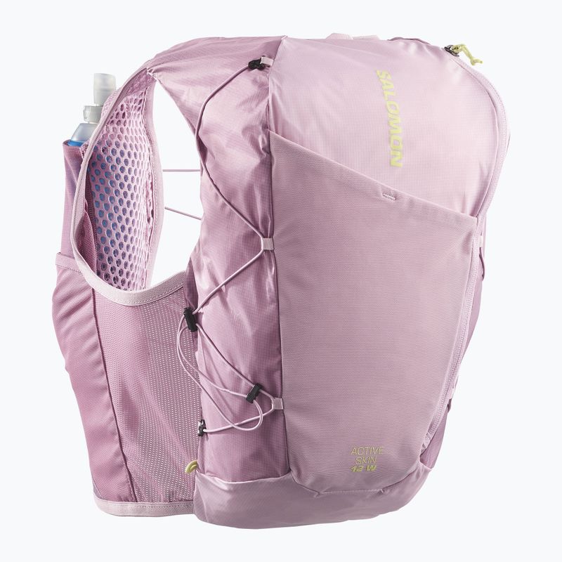Дамска жилетка за бягане Salomon Active Skin 12 Set dawn pink/dusky 2
