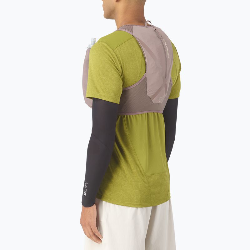 Жилетка за бягане Salomon GRVL Skin 4 Set iron/silver cloud 4