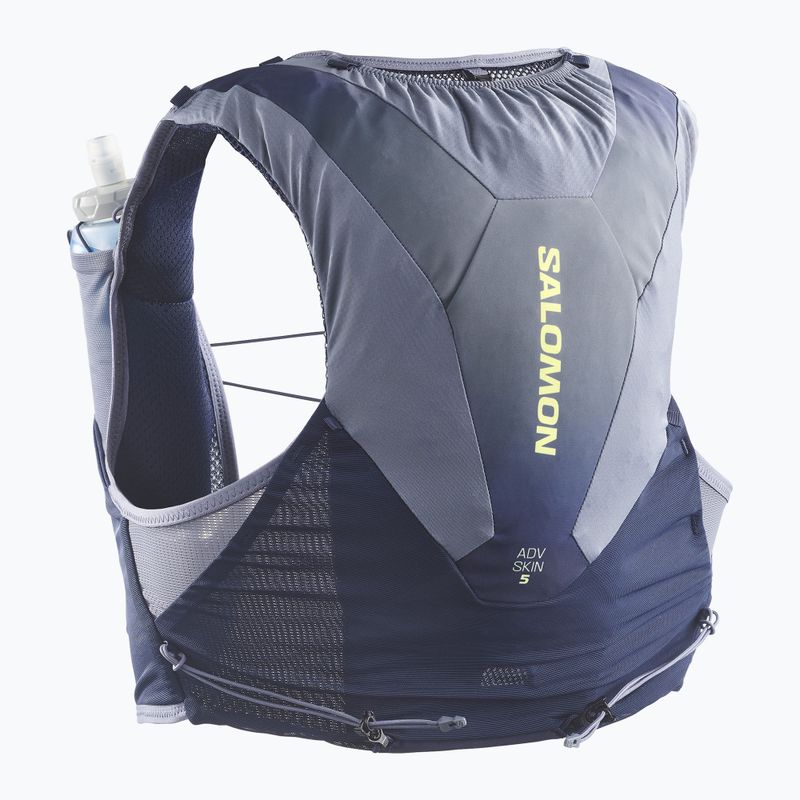 Жилетка за бягане Salomon ADV SKIN 5 Gradient Set maritime blue/gray 2