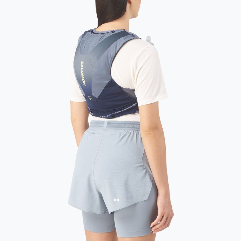 Жилетка за бягане Salomon Advance Skin 5 Gradient Set maritime blue/gray 4