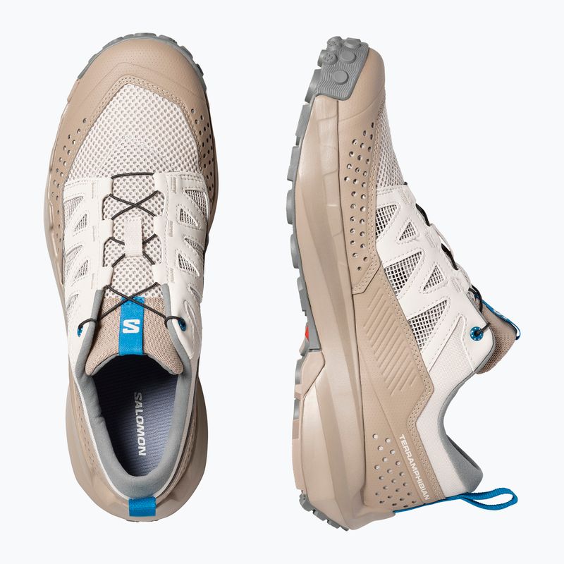 Мъжки туристически обувки Salomon Techamphibian 5 rainy day/desert tan/mykonos blue 13
