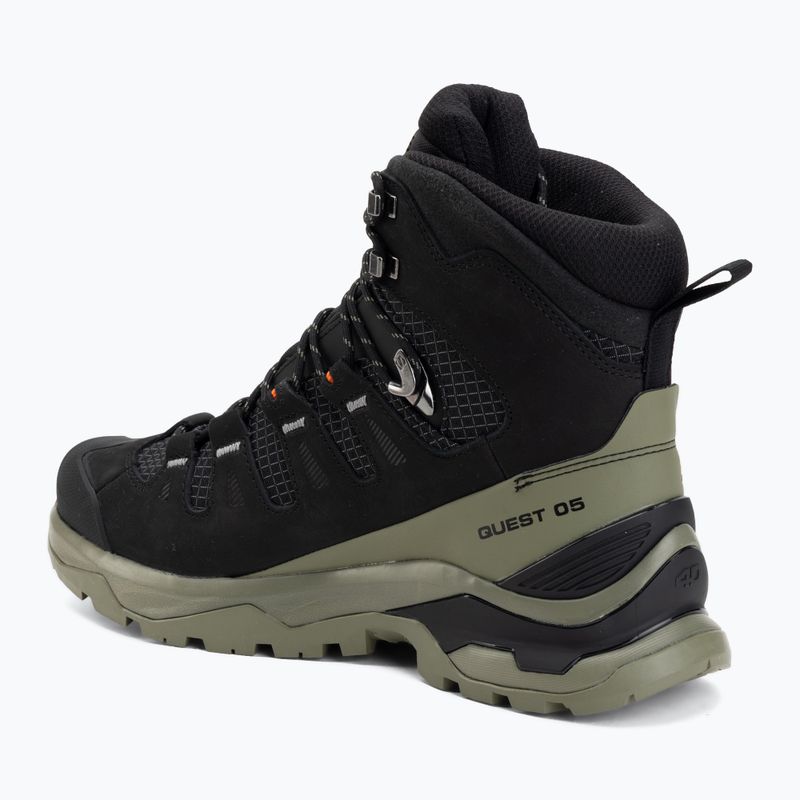 Мъжки обувки за трекинг Salomon Quest 5 GTX black/dlicgr/black 3