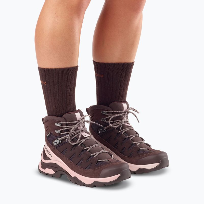 Дамски обувки за трекинг Salomon Quest Echo GTX blkcof/shadow/blac 7