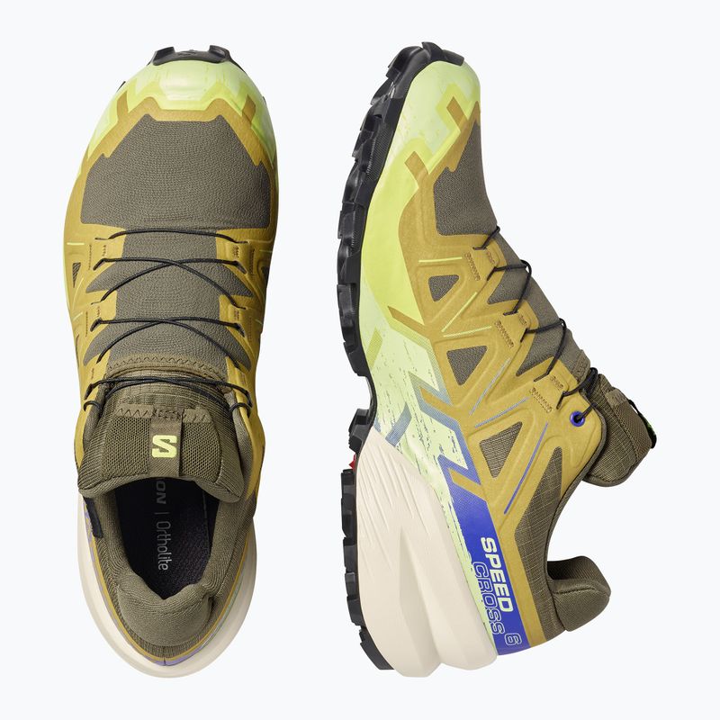 Мъжки обувки за бягане  Salomon Speedcross 6 GTX grape leaf/aspargus green 4
