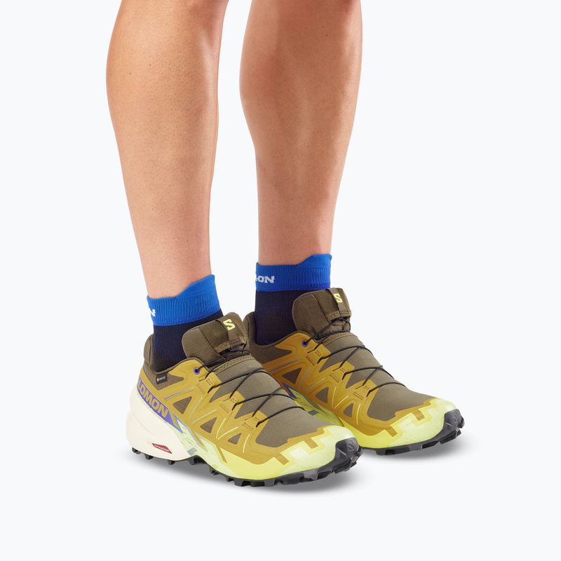 Мъжки обувки за бягане  Salomon Speedcross 6 GTX grape leaf/aspargus green 6