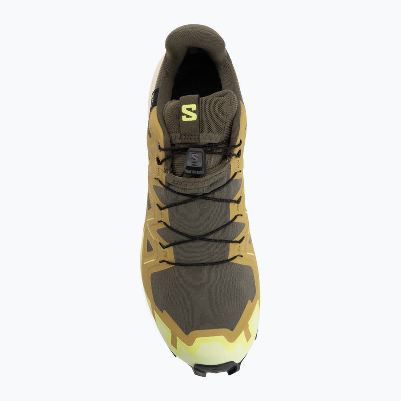 Мъжки обувки за бягане  Salomon Speedcross 6 GTX grape leaf/aspargus green 5