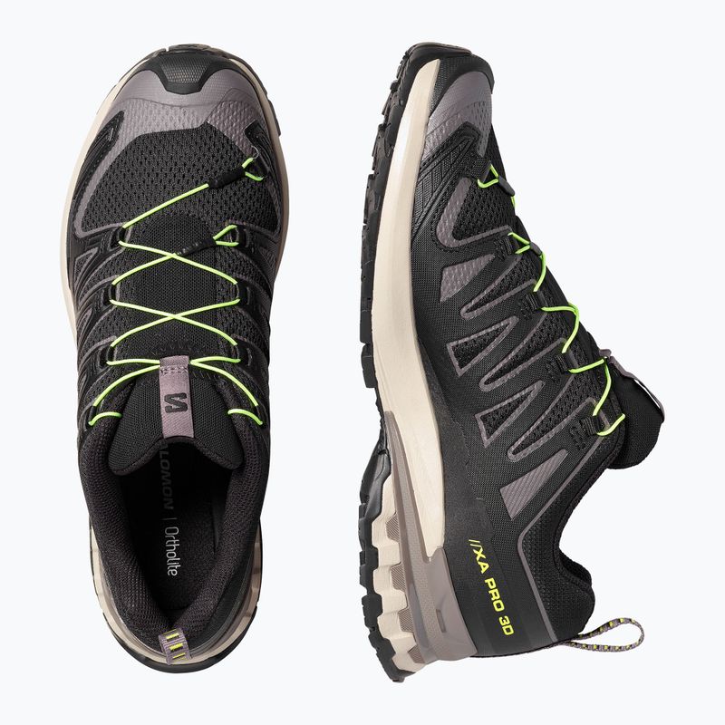 Мъжки обувки за бягане Salomon XA Pro 3D V9 black/dark gull gray/acid lime 5