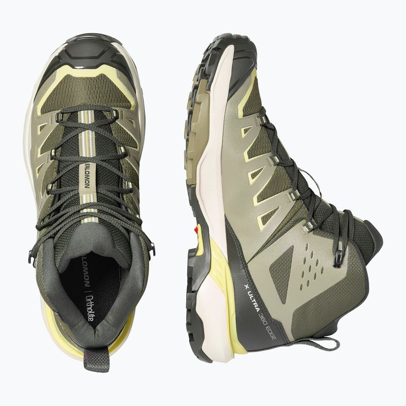 Мъжки туристически обувки Salomon X Ultra 360 Edge Mid GTX olive night/aloe 5