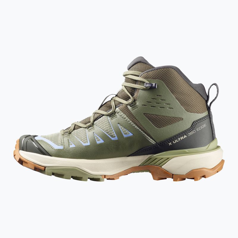 Дамски обувки за трекинг Salomon X Ultra 360 Edge Mid GTX tea/deep lichen green 2
