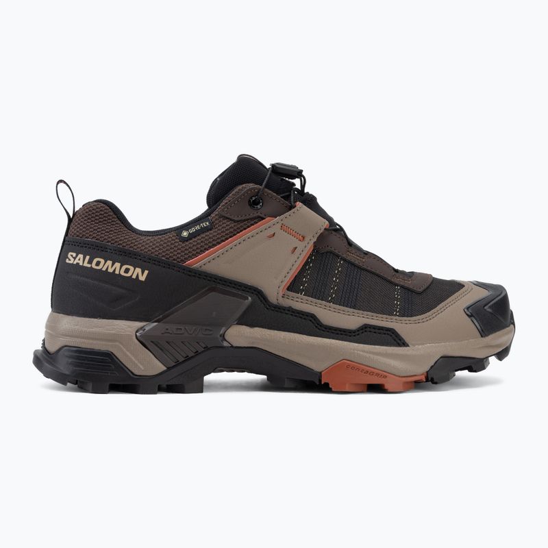 Мъжки обувки за трекинг Salomon X ULTRA 5 GTX black coffee/walnut/arabian 2