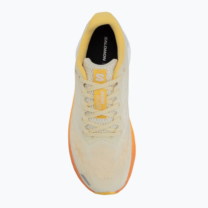 Дамски обувки за бягане Salomon Aero Blaze 3 transp yellow/white/nectarine 5