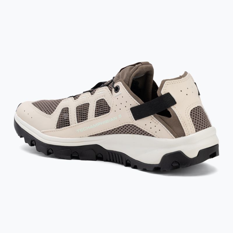 Дамски туристически обувки Salomon Techamphibian 5 walnut/tapioca/clearly aqua 3