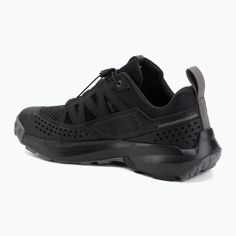Мъжки туристически обувки Salomon Techamphibian 5 black/black/castlerock 3