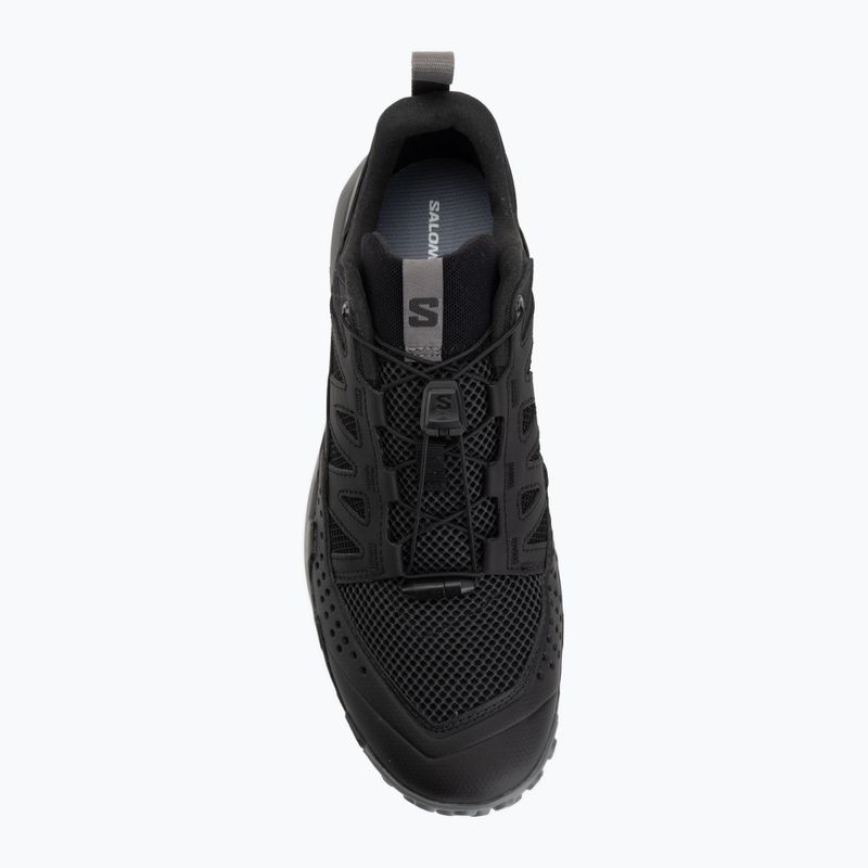 Мъжки туристически обувки Salomon Techamphibian 5 black/black/castlerock 5
