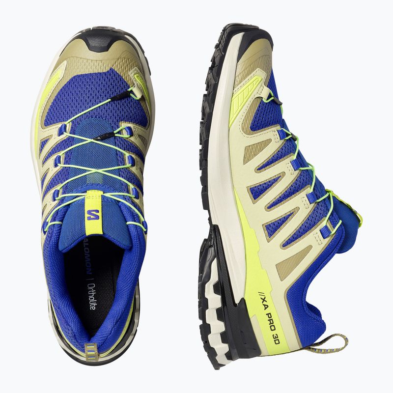 Мъжки обувки за бягане Salomon XA Pro 3D V9 bluing/bog/acid lime 5