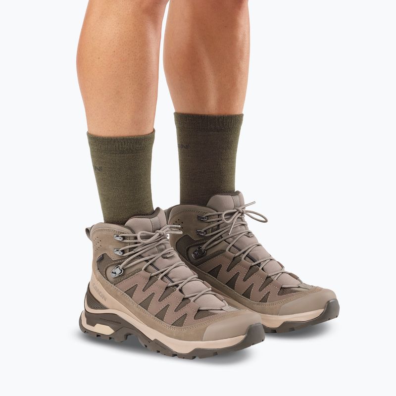 Мъжки обувки за трекинг Salomon Quest Echo GTX walnut/dsrtan/blko 8