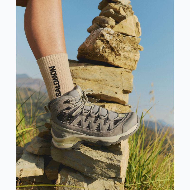 Дамски обувки за трекинг Salomon Quest Echo GTX gull/paloma/bog 9