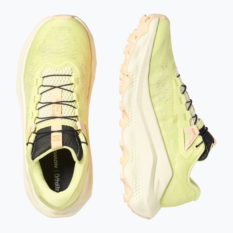 Дамски обувки за бягане Salomon Ultra Glide 4  sunnylime/transpyellow/almondcream 6
