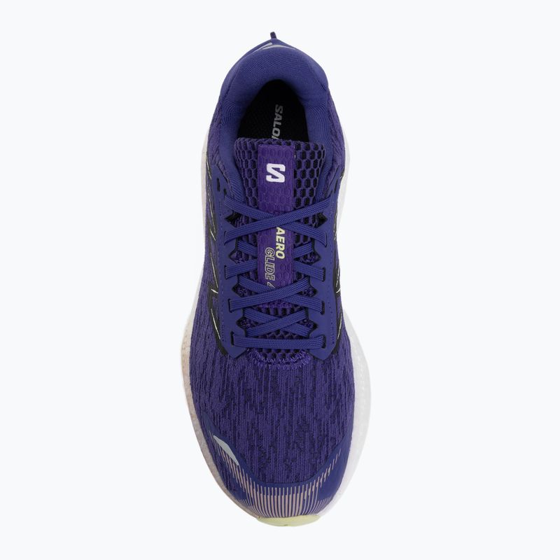 Дамски обувки за бягане Salomon Aero Glide 4 deep blue/white/butterfly 5