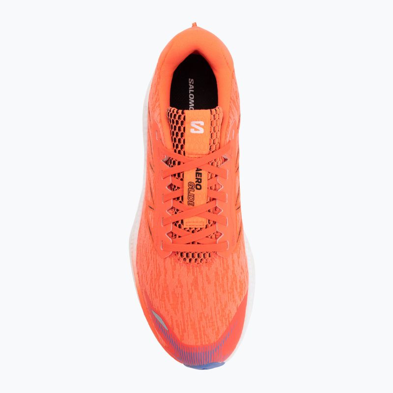 Мъжки обувки за бягане Salomon Aero Glide 4 neon flame/white/persia 5