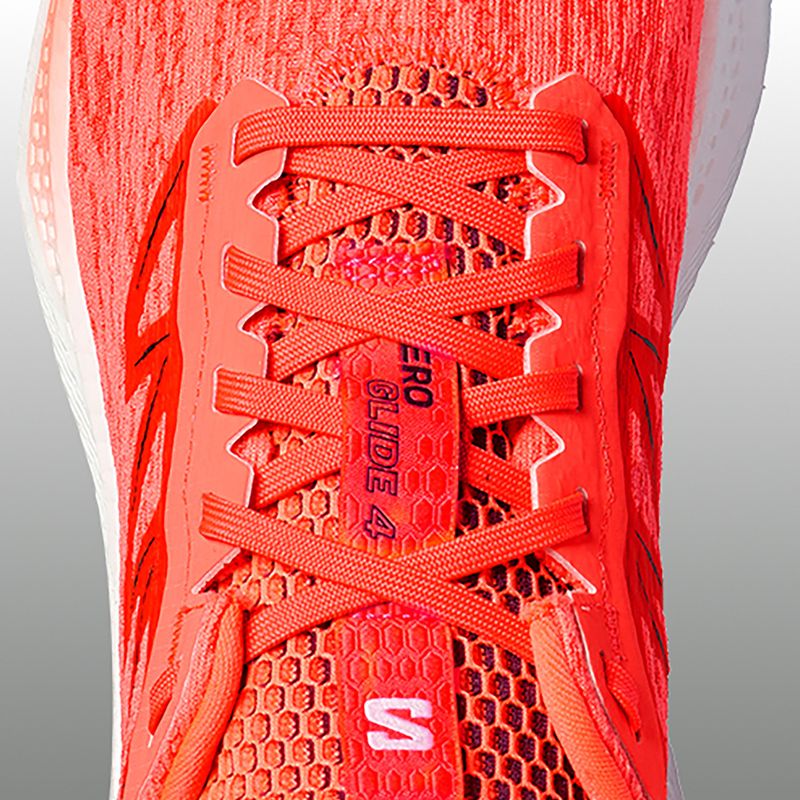 Мъжки обувки за бягане Salomon Aero Glide 4 neon flame/white/persia 9