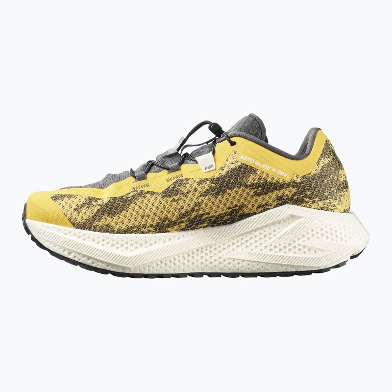 Мъжки обувки за бягане Salomon Aero Glide 4 GRVL beach ball/asphalt/vanilla ice 2
