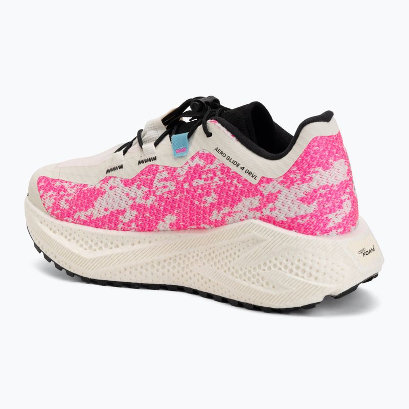 Дамски обувки за бягане Salomon Aero Glide 4 GRVL vanilla ice/knockout pink/black 3
