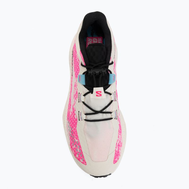 Дамски обувки за бягане Salomon Aero Glide 4 GRVL vanilla ice/knockout pink/black 5