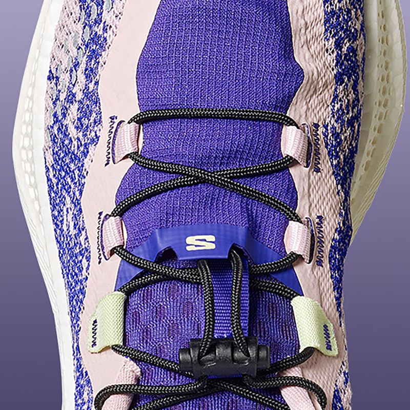 Дамски обувки за бягане Salomon Aero Glide 4 GRVL shadow gray/deep blue/butterfly 5