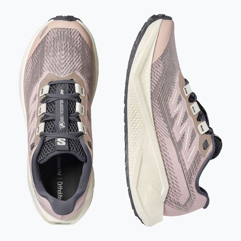 Дамски обувки за бягане Salomon Aero Blaze 3 GRVL shadow gray/vanilla ice/9iron 5