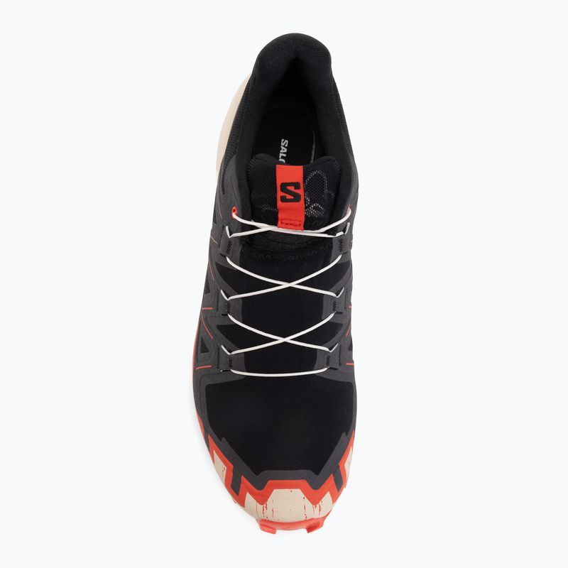 Мъжки обувки за бягане Salomon Speedcross 6 black/fiery red/almond milk 5