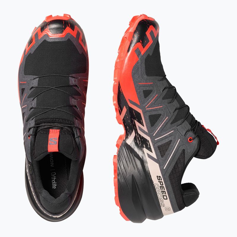 Мъжки обувки за бягане  Salomon Speedcross 6 GTX black/fiery red 4