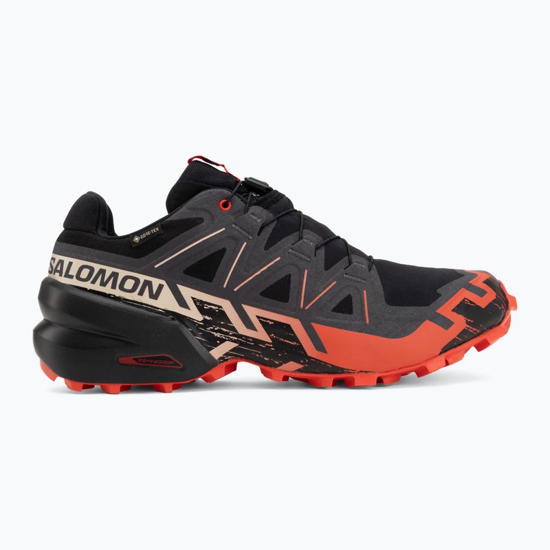 Мъжки обувки за бягане  Salomon Speedcross 6 GTX black/fiery red 2
