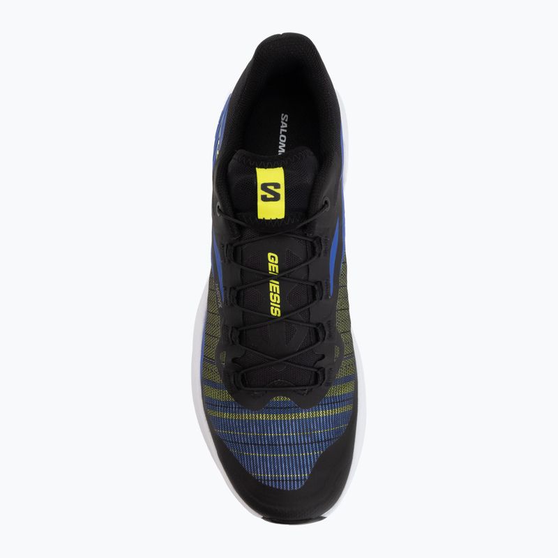 Мъжки обувки за бягане Salomon Genesis black/acid lime/bluing 5