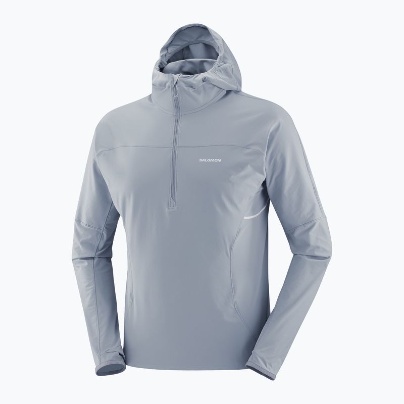 Мъжко яке за бягане Salomon Sense Aero Hybrid Half Zip Hooded trade winds 7