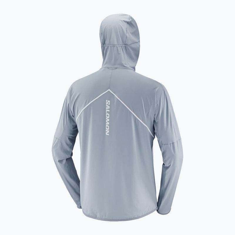Мъжко яке за бягане Salomon Sense Aero Hybrid Half Zip Hooded trade winds 8
