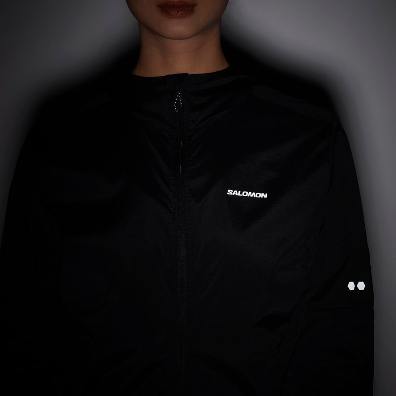 Дамско яке за бягане Salomon Sense Aero Wind black 5